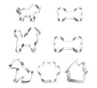 Stampi A Tema Cucciolo 7 Pezzi, Stampi In Acciaio Inossidabile, Stampi Per Biscotti Creativi, Strumenti Da Forno, Tagliapasta