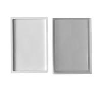 Stampi A Vassoio In Silicone Resina Epossidica Per Piatti Frutta Rettangolare Materiale In Silicone Per Opere Resina Mano Fai-da-te Stampo Lungo Duraturo