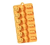 Stampi al cioccolato di Halloween - Tem che supportano ripetuti fantasmi di zucca | Garantire forme pulite in silicone Ghost Stampo Halloweens | Stampi in silicone a forma di zucche per cottura e prod