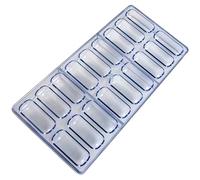 Stampi al cioccolato, stampi per cottura multiuso di plastica per alimenti trasparenti in modo sicuro per accessori per la cucina per la casa fai-da-te, stile 1 pillola per produrre pillole
