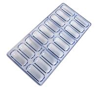 Stampi al cioccolato, stampi per cottura multiuso di plastica per alimenti trasparenti in modo sicuro per accessori per la cucina per la casa fai-da-te, stile 1 pillola per produrre pillole