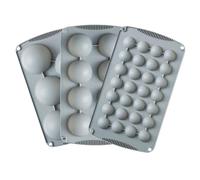 Stampi antiaderente in silicone Mezza Sfera Decora varie misure