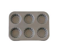 Stampi Canele Stampo per torte e cupcake, in acciaio al carbonio, ottimo regalo con rivestimento antiaderente, facile da usare e pulire, stampi per crostate per uova per cottura