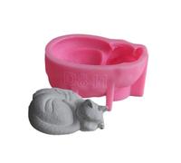 Stampi commemorativi per animali domestici con disegni di cani e gatti stampi in silicone antiaderente per appassionati di artigianato e proprietari di animali domestici statuetta di cane