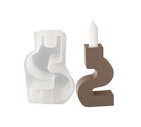 Stampi con base in silicone stampi a forma di supporto per artigianato flessibile fatto a mano forniture in silicone candeliere