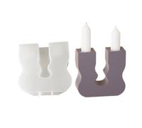 Stampi con base in silicone stampi a forma di supporto per artigianato flessibile fatto a mano forniture in silicone candeliere