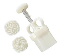 Stampi con design prosperity pratici stampi a pressione a mano bellissimi stampi per fare dolcetti con 2 timbri strumento di stampaggio buona fortuna