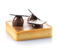 Stampi Crostatine Tarte Ring Quadrate 8x8 cm 6pz SILIKOMART - Anello Torte