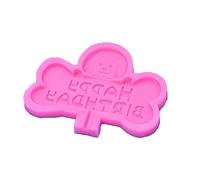 Stampi da forno a forma di buon compleanno per cioccolato fondente stampi per torte in silicone per amanti della cottura in forno stampo per torta inglese