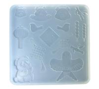 Stampi da forno in silicone multifunzione Cultura cinese Candy Mold Texture Food Baking Supply
