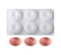 Stampi da forno in silicone, stampo per gelatina, riutilizzabile, facile da rilasciare, antiaderente, per torte, cupcake, ghiaccio, cibo, muffin, dessert