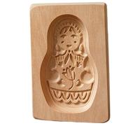 Stampi da forno, Stampi per biscotti in legno Bambole russe che nidificano per biscotti Antiaderenti Rilascio facile Lavabili Riutilizzabili Cottura per fatti in casa