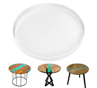 Stampi da tavolo in resina da 50 cm, grande stampo rotondo in silicone, stampo da tavolo in resina epossidica per salumi, tavolino in resina fiume, decorazione fai da te per la casa