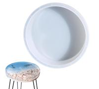 Stampi Da Tavolo In Resina Silicone - Vassoio Per Stampo Rotondo Da 12,6 Polci, Base Di Casting Epoxy | Grandi Stampi In Resina Silicone, Forma Rotonda Piattaforma Per Progetti D'Arte Di Grande Resina