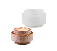 Stampi decorativi moderni stampi in silicone per cilindro in calcestruzzo Stampo in silicone per la produzione domestica Tazze uniche Stampo per calcestruzzo riutilizzabile