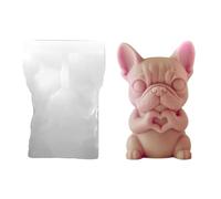 Stampi decorativi per candele, stampo a forma di cuore per realizzare candele, stampo flessibile in silicone per cera, strumento per gesso a forma di animale, stampo fai da te per adulti e bambini