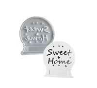 Stampi decorativi rotondi in silicone flessibili fatti a mano forniture supporto per artigianato illuminazione stampi in silicone artigianali