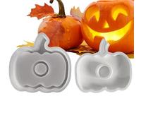 Stampi di di Halloween | Pumpkin Halloween SPAPONE 2 in 1 | Stampo per vassoio riutilizzabile per la creazione di da forno a candela cioccolato Fall Ringraziamento