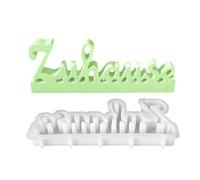 Stampi Di Lettere Per Resina | Stampi In Silicone Adorno Lettere Tedesche - Arti E Mestieri Di Stampi Epoxy, Forniture Per La Sviluppo Per I Pannelli Da Tavolo, Ornam Per La Decorazione