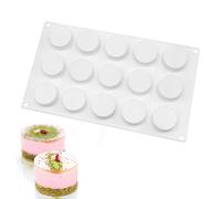 stampi Dolci in Silicone per Bigné,Pudding e Cubi di Ghiaccio, 15 Fori Forma di Cilindro