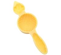 Stampi e timbri per biscotti a 4 forme - Set pressa per biscotti in plastica gialla, stampi da forno compatti multiuso per caramelle, cioccolato, torte ripiene