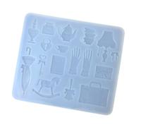 Stampi flessibili del mestiere dell'elastomero riciclabile per la fabbricazione di gioielli con le muffe di fabbricazione dell'elastomero non tossico semplice della torta del latte del ghiaccio