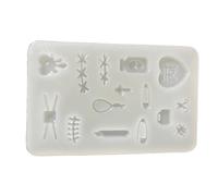 Stampi flessibili in silicone accessori medici a forma di stampo epossidico a forma di sabbia liquida ornamenti gioielli