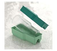 Stampi For Cubetti Di Ghiaccio Di Grandi Dimensioni, Stampo For Ghiaccio Stanley Riutilizzabile Con Coperchio E Contenitore For Congelatore, Mantiene Le Bevande Fresche, Facile Da Pulire(Green-YT)