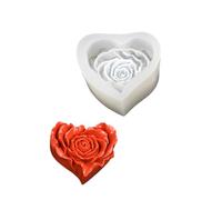 Stampi funzionali in silicone per creare saponi dolci a forma di cuore a forma di rosa o fatti a mano, adatti per eventi speciali, San Valentino, stampi in silicone