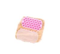 Stampi Ghiaccio Vassoio for cubetti di ghiaccio da 148 griglie con coperchio in silicone, adatto for stampi piccole dimensioni, facile staccare, può essere utilizzato for la selezione(4PCS-pink)