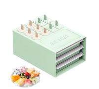 Stampi Ghiaccioli - Stampi In Silicone Icebox | Stampi Gelato Con Bastoncini | Strumento Di Cottura Facile Lancio Per Gelatine, Snack, Bevande Fredde, Cocktail E Tequila