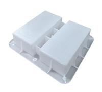 Stampi in mattoni per cemento, 3, 9x7, 9x2, 4 pollici di strumenti di costruzione di modelli, stampo in mattoni polipropilene, stampo a blocchi di calcestruzzo facile da usare, per forniture per l'ed