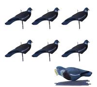 stampi in plastica colombaccio colombi colombo richiamo piccione a conchiglia kit 6 pezzi