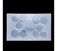 Stampi in resina a forma di petalo di fiore 4 cavità Stampi in silicone per colata di fiori Stampi in silicone per gioielli pendenti stampo orecchino stampi in silicone in resina Offerte Cy
