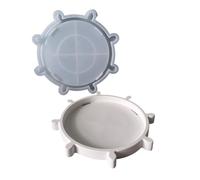 Stampi in resina a forma di timone a vela per resina epossidica gioielli vassoio supporto timone piastra in silicone stampi in silicone per artigianato