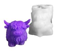 Stampi in resina di animali - Stampi in resina per statuette, design di altopiano - Stampo per torte di cera Ice Food in gomma per dolci e spuntini al cioccolato