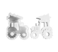 Stampi in resina natalizia, stampo per ornamenti natalizi | Stampi per candele profumate in resina siliconica,Stampo per camion per biscotti natalizi a forma di albero di Natale per sapone, perline