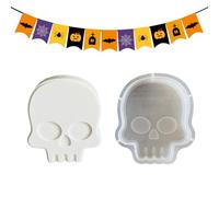 Stampi In Resina Per Halloween,Stampo In Silicone Per Aromaterapia Auto - Decorazione Bambola Fatta a Mano Pendente Arti Sapone Dessert Perle Aromatiche Argilla Oggetti per Feste Resina Epossidica Cio