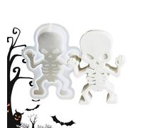 Stampi In Resina Per Halloween,Stampo In Silicone Per Aromaterapia Auto - Decorazione Bambola Fatta a Mano Pendente Arti Sapone Dessert Perle Aromatiche Argilla Oggetti per Feste Resina Epossidica Cio