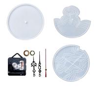 Stampi in resina per orologio Stampo in silicone, Stampo per orologio in silicone epossidico con movimento dell'orologio per decorazioni di orologi fai-da-te
