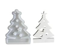 Stampi in resina per portacandele albero di Natale, Stampo per albero di Natale, Portacandele di Natale, Stampo in silicone per resina, Stampi in gesso siliconico, Stampi in resina epossidica in