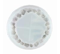 Stampi in resina per sottobicchieri Stampo in silicone a grappolo Epossidico per tazze Tappetini Decorazione domestica per vassoio Stampo per gioielli per fusione