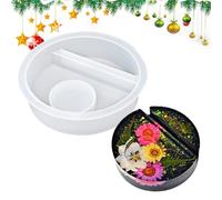 Stampi in resina portacandele tealight, stampi in silicone portacandele - Stampo porta tealight a forma di albero di Natale,Stampo per fusione in silicone Stampi per per candele