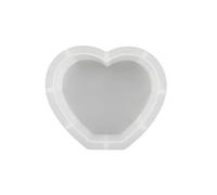 Stampi in resina Stampo per cornice per foto in silicone a forma rettangolo e cuore Strumento in silicone per foto personalizzato fai-da-te per realizzare stampi per cornici souvenir