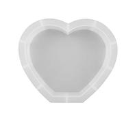 Stampi in resina Stampo rettangolare e a forma di cuore in silicone per cornici fotografiche strumento personalizzato per realizzare stampi a forma di cuore souvenir per resina epossidica