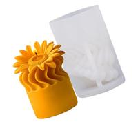Stampi in rilievo del silicone del cilindro del fiore per la fabbricazione delle muffe del silicone del gesso del sapone per la decorazione domestica della resina epossidica del fiore profumato