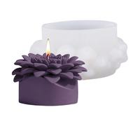 Stampi in rilievo del silicone del cilindro del fiore per la fabbricazione delle muffe del silicone del gesso del sapone per la decorazione domestica della resina epossidica del fiore profumato