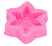 Stampi in silicone 3D a forma di fiocco di neve, per torte e caramelle, antiaderenti e durevoli, facili da rilasciare, accessori da forno versatili