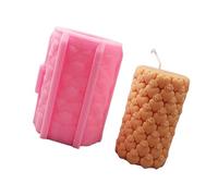 Stampi in silicone a cilindro intagliato a forma di cuore di rosa per stampi in silicone per cilindri di sapone fatti a mano per resina epossidica resistente