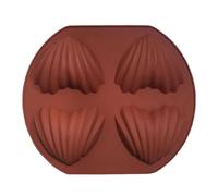 Stampi In Silicone A Cuore Per Cioccolato | 4 Cavità Stampo In Silicone A Forma Di Amore Per Dessert Per Mousse Torte | Bocco Facile Da Usare E Pulito; Sperimenta Un Processo Semplice E Antiaderente